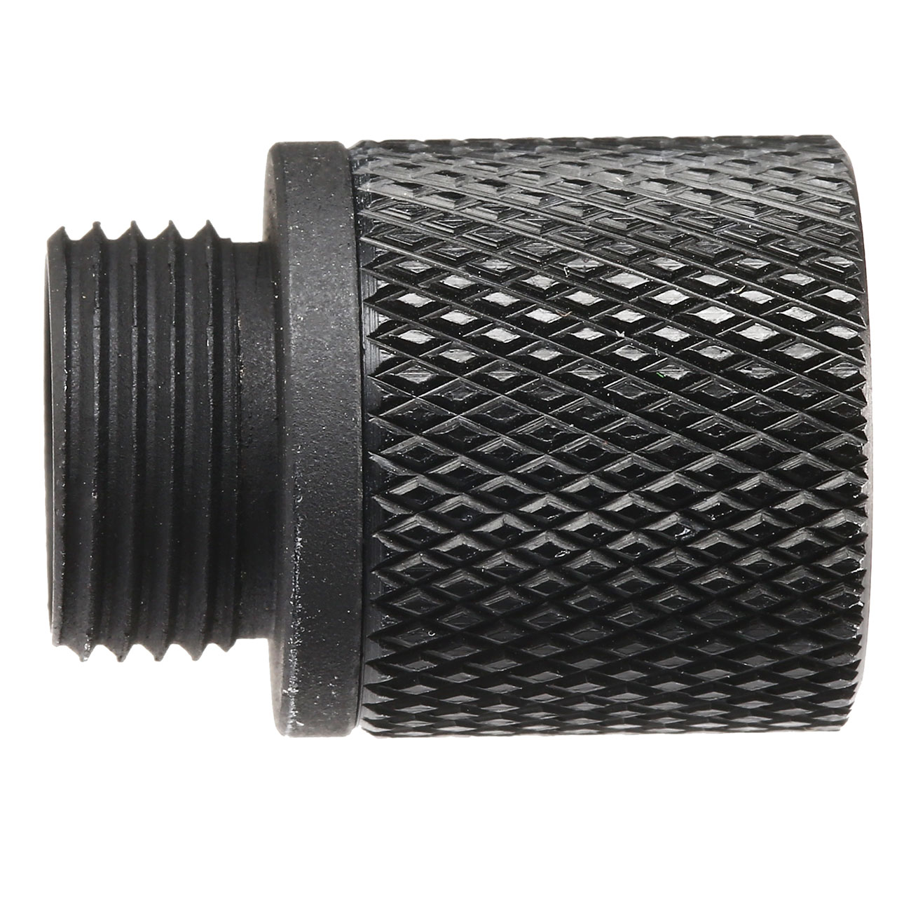 APS Aluminium Schalldmpferadapter f. Pistolen 12mm- auf 14mm- schwarz Bild 3