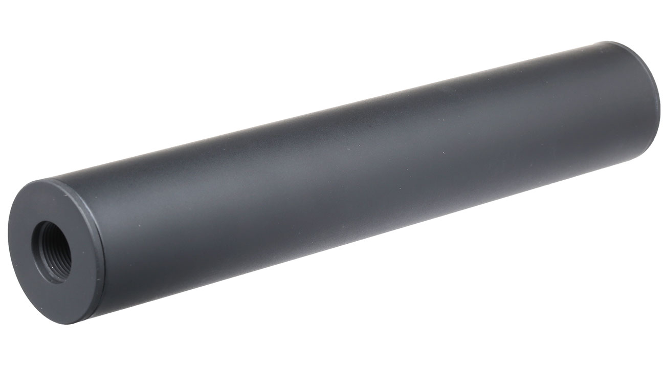 APS Sub-Sonic Aluminium Suppressor 190 x 33mm 14mm+ / 14mm- schwarz Bild 1