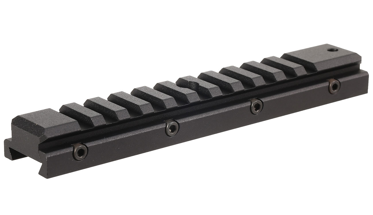 G&G 21mm Aluminium Top Rail / Schiene 145 mm schwarz f. G&G L85 Serie