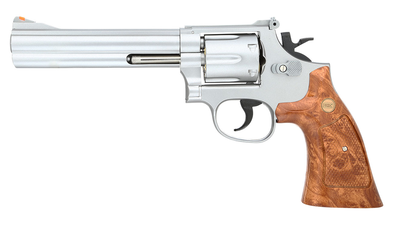 UHC M-29 6 Zoll Gas Revolver 6mm BB silber Bild 1