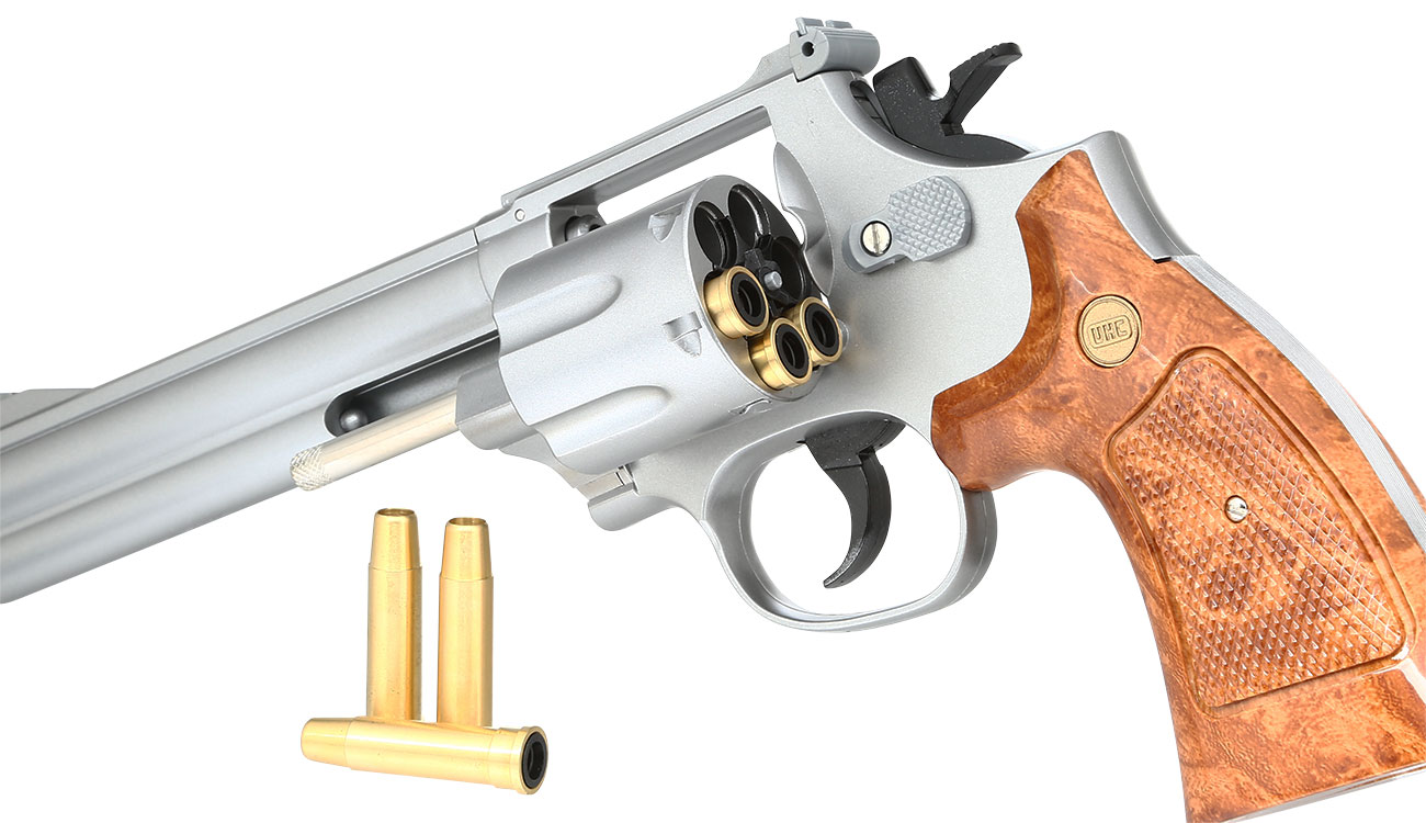 UHC M-29 6 Zoll Gas Revolver 6mm BB silber Bild 4