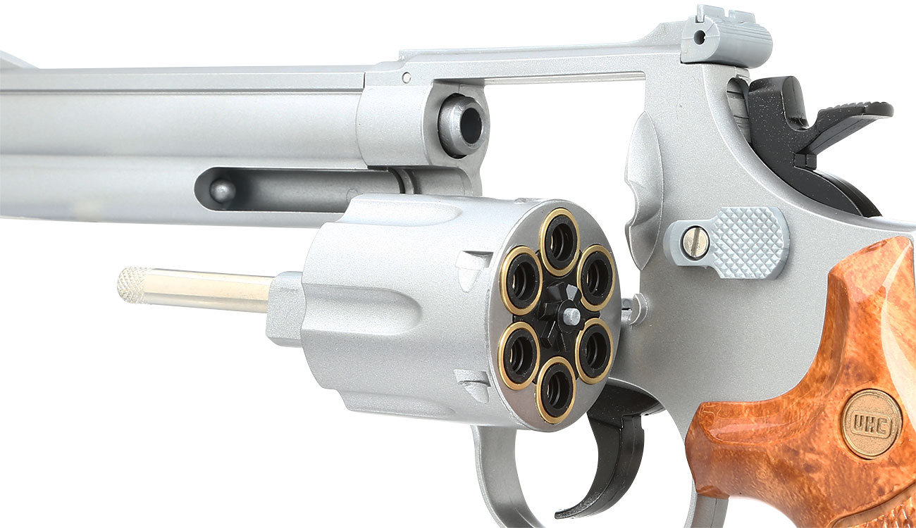 UHC M-29 6 Zoll Gas Revolver 6mm BB silber Bild 5