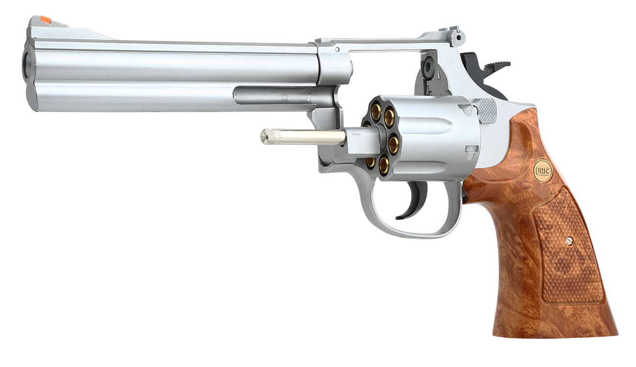 UHC M-29 6 Zoll Gas Revolver 6mm BB silber Bild 6