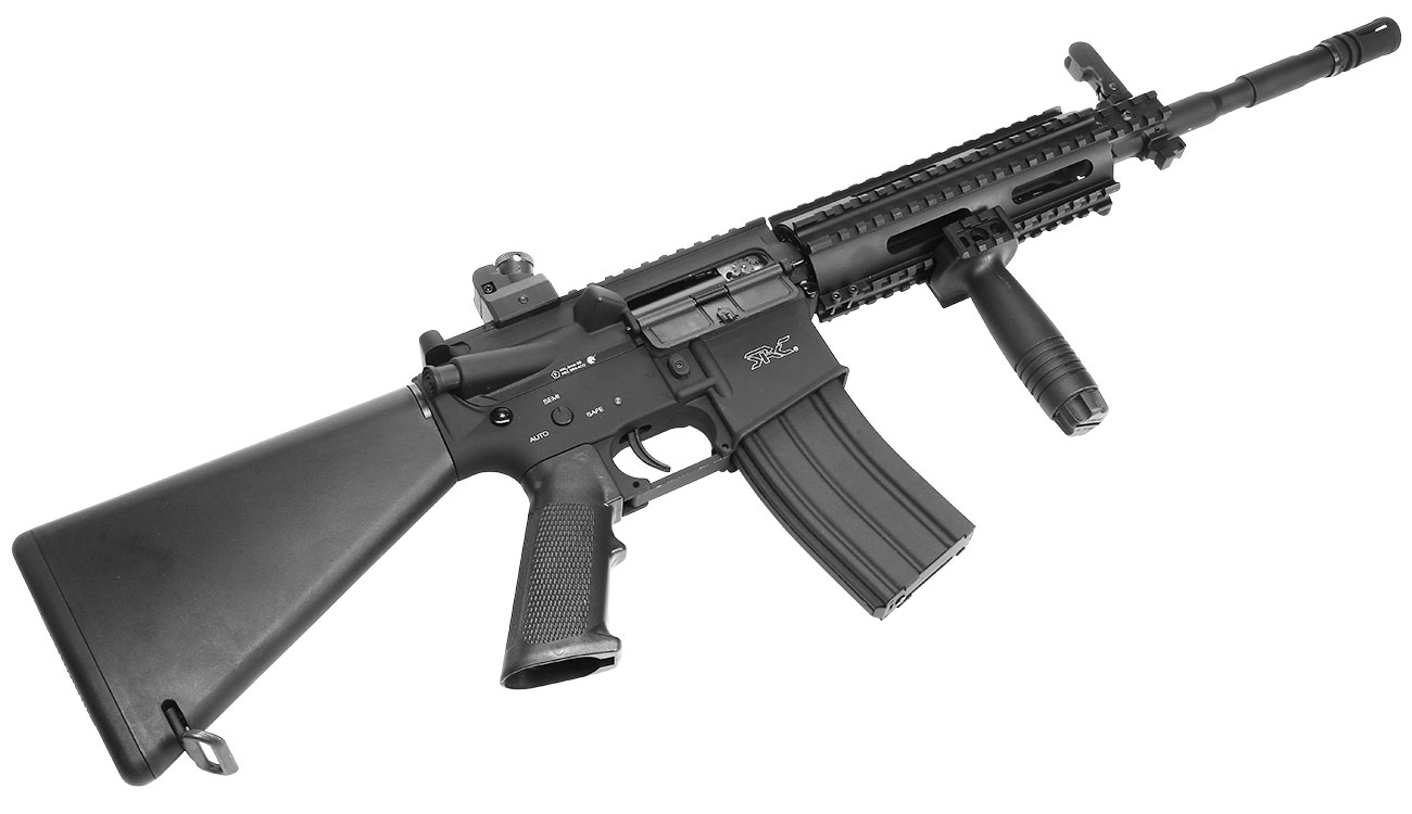SRC SR4 TCF Carbine Vollmetall CO2 Non-Blow-Back 6mm BB schwarz Bild 4