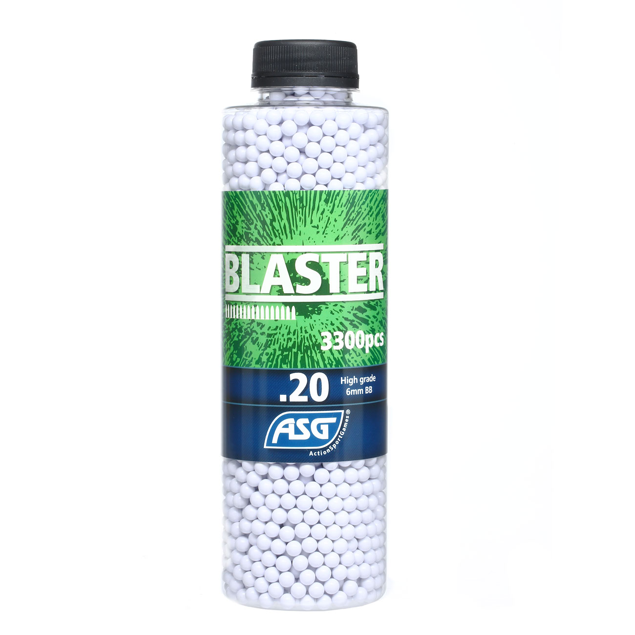 ASG Blaster High Grade BBs 0,20g 3.300er Flasche weiss