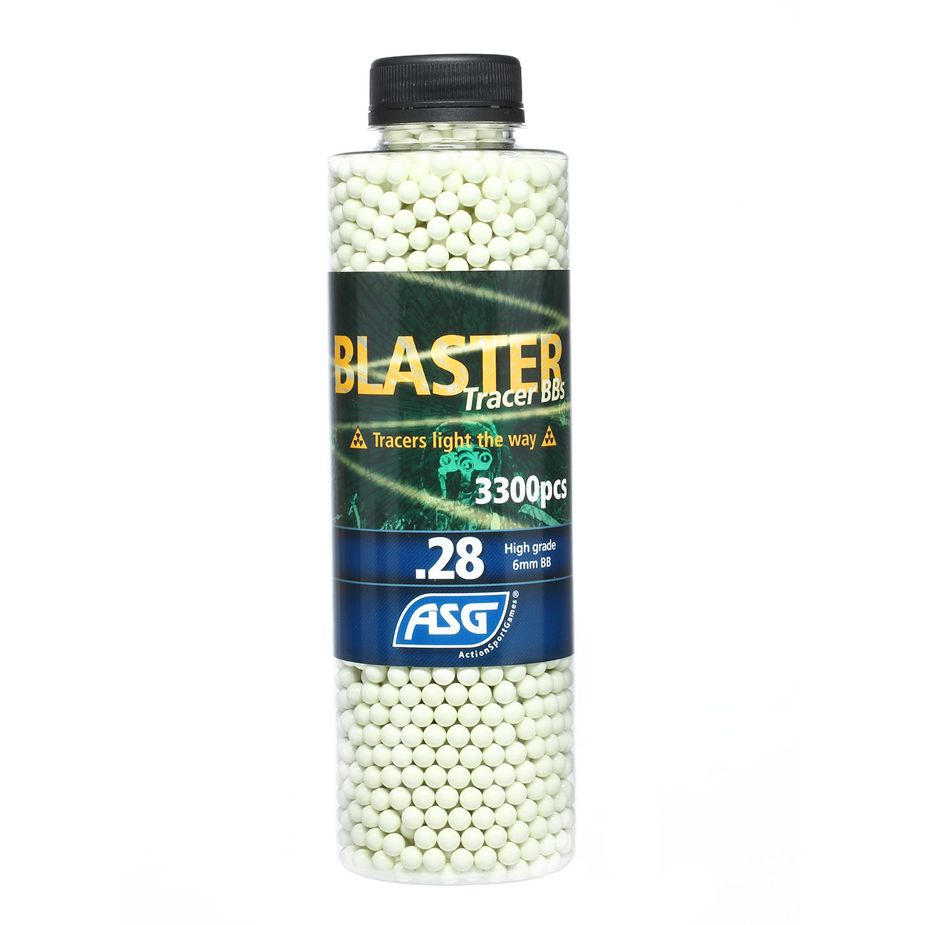 ASG Blaster Tracer High Grade BBs 0,28g 3.300er Flasche grn