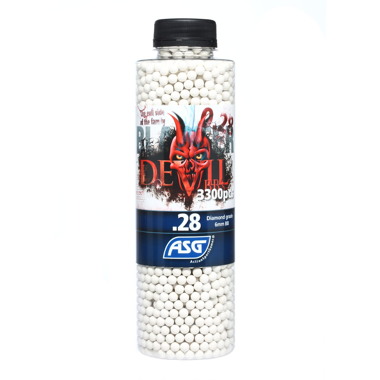 ASG Blaster Devil Diamond Grade BBs 0,28g 3.300er Flasche weiss