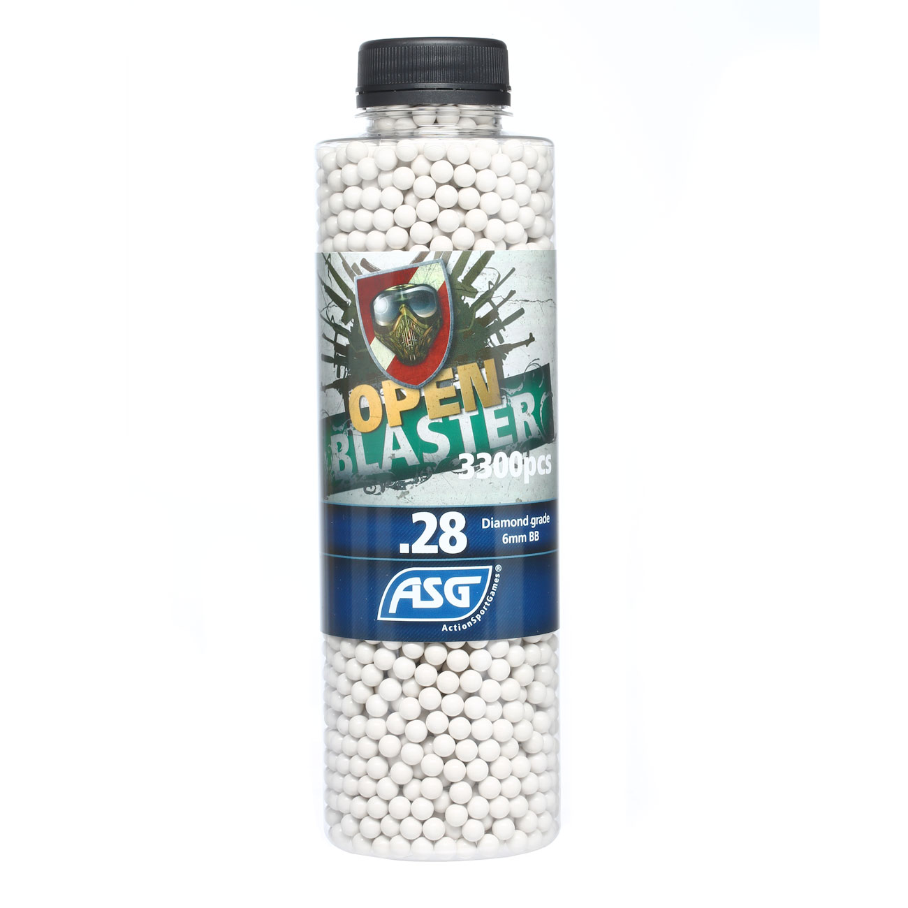 ASG Open Blaster Diamond Grade Bio BBs 0,28g 3.300er Flasche weiss