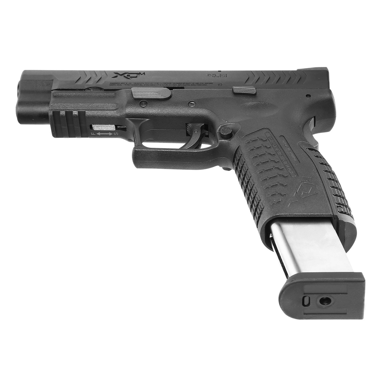 Wei-ETech Springfield Armory XDM 4.5 mit Metallschlitten GBB 6mm BB schwarz Bild 5