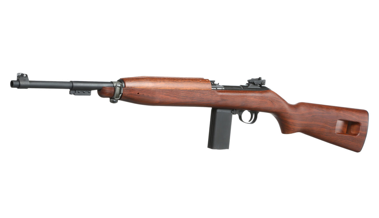 King Arms Springfield Armory M1 Carbine Airsoft Vollmetall CO2 BlowBack 6mm BB Holzoptik-Version