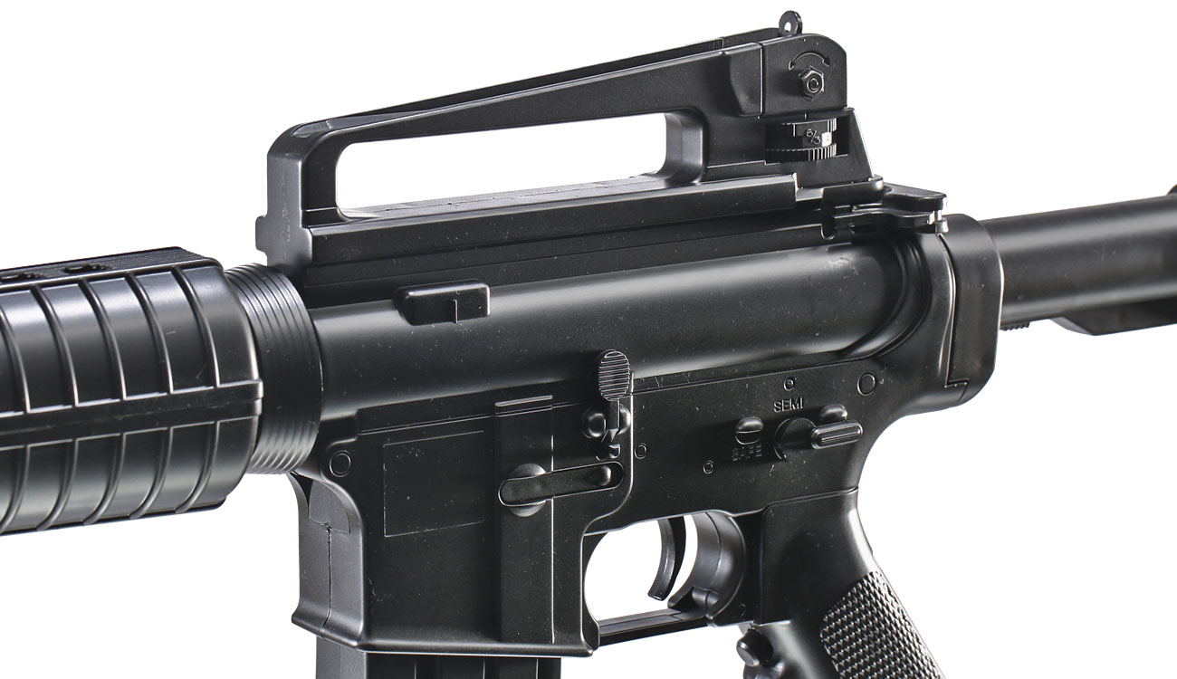 Well M4A1 SWAT Boys-Type Komplettset AEG 6mm BB schwarz Bild 6
