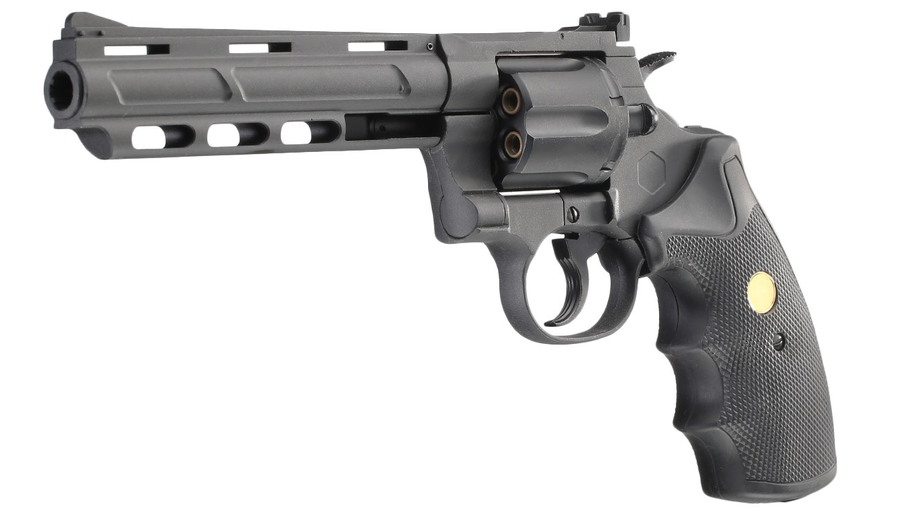 King Arms .357 Magnum Custom I 6 Zoll Revolver Vollmetall CO2 6mm BB schwarz