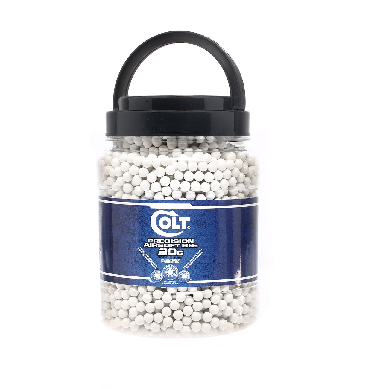 Cybergun Colt Precision Airsoft Grade BBs 0,20g 5.000er Container weiss