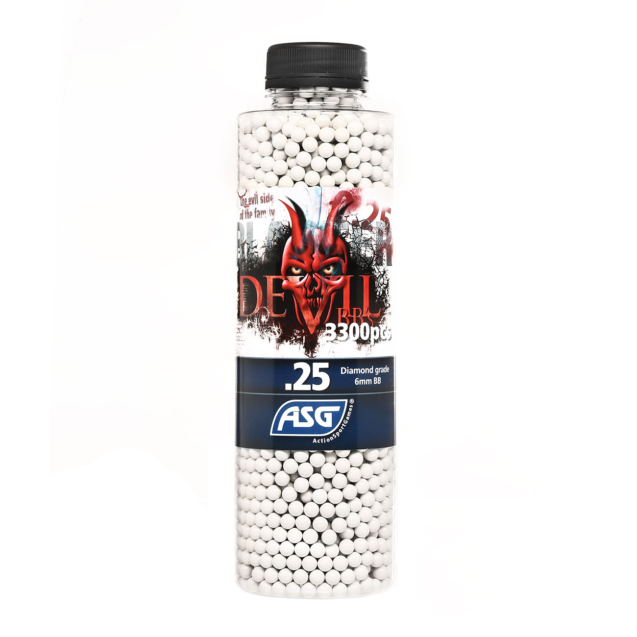 ASG Blaster Devil Diamond Grade BBs 0,25g 3.300er Flasche weiss