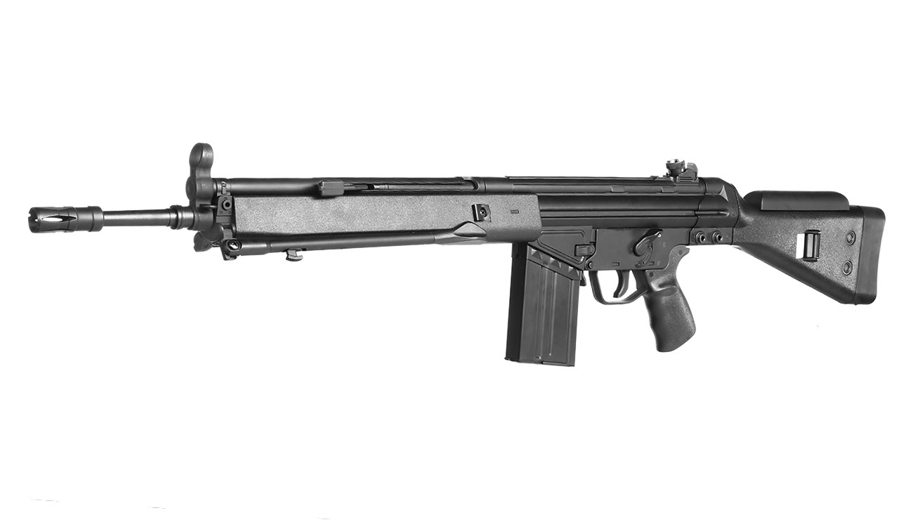 Classic Army G3 SG1 mit Zweibein Vollmetall S-AEG 6mm BB schwarz
