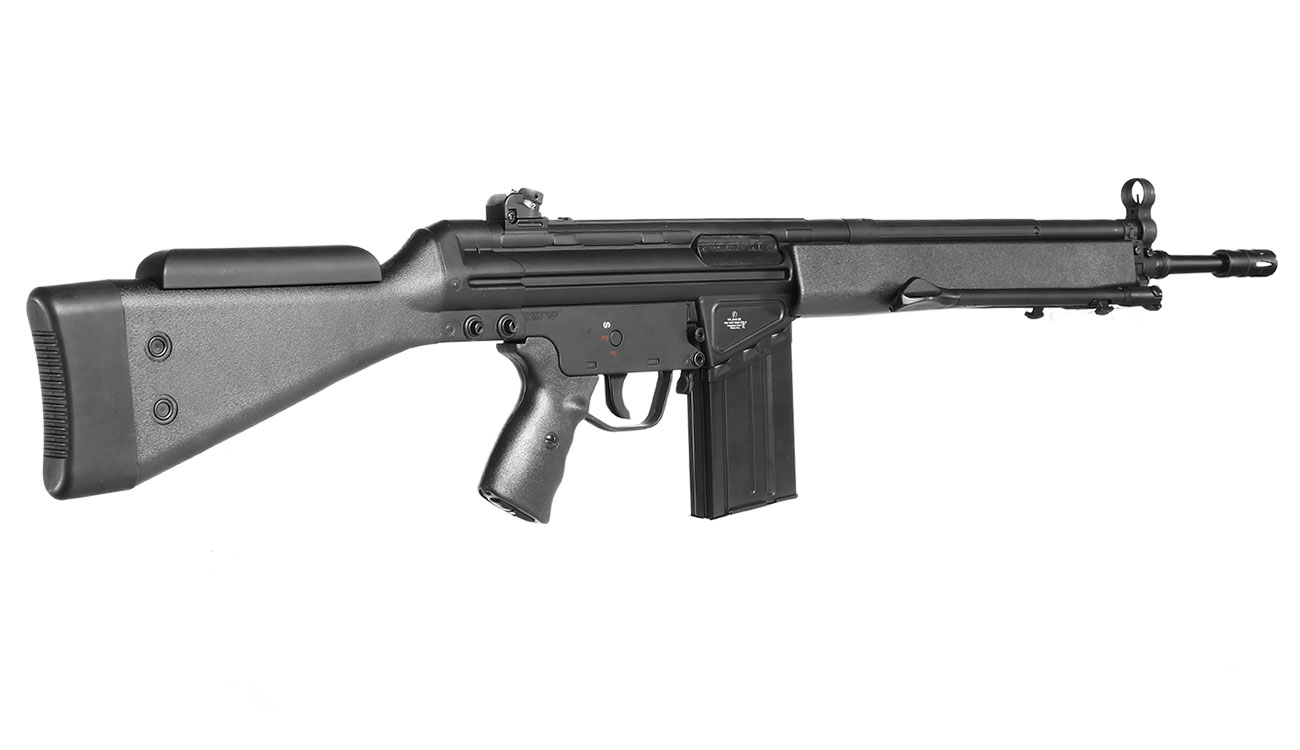 Classic Army G3 SG1 mit Zweibein Vollmetall S-AEG 6mm BB schwarz Bild 3