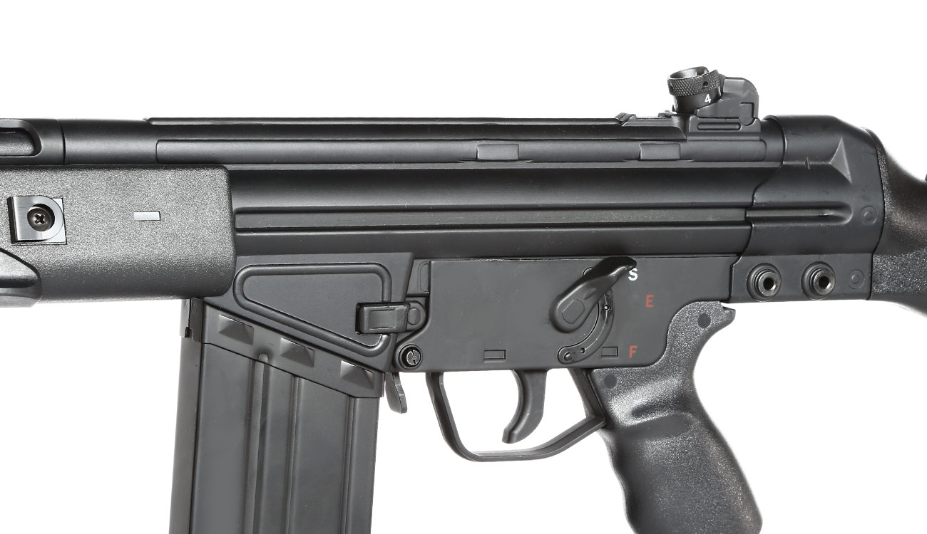 Classic Army G3 SG1 mit Zweibein Vollmetall S-AEG 6mm BB schwarz Bild 7