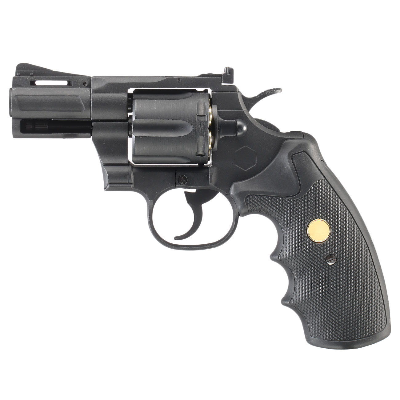 King Arms .357 Magnum Custom I 2.5 Zoll Revolver Vollmetall CO2 6mm BB schwarz Bild 1