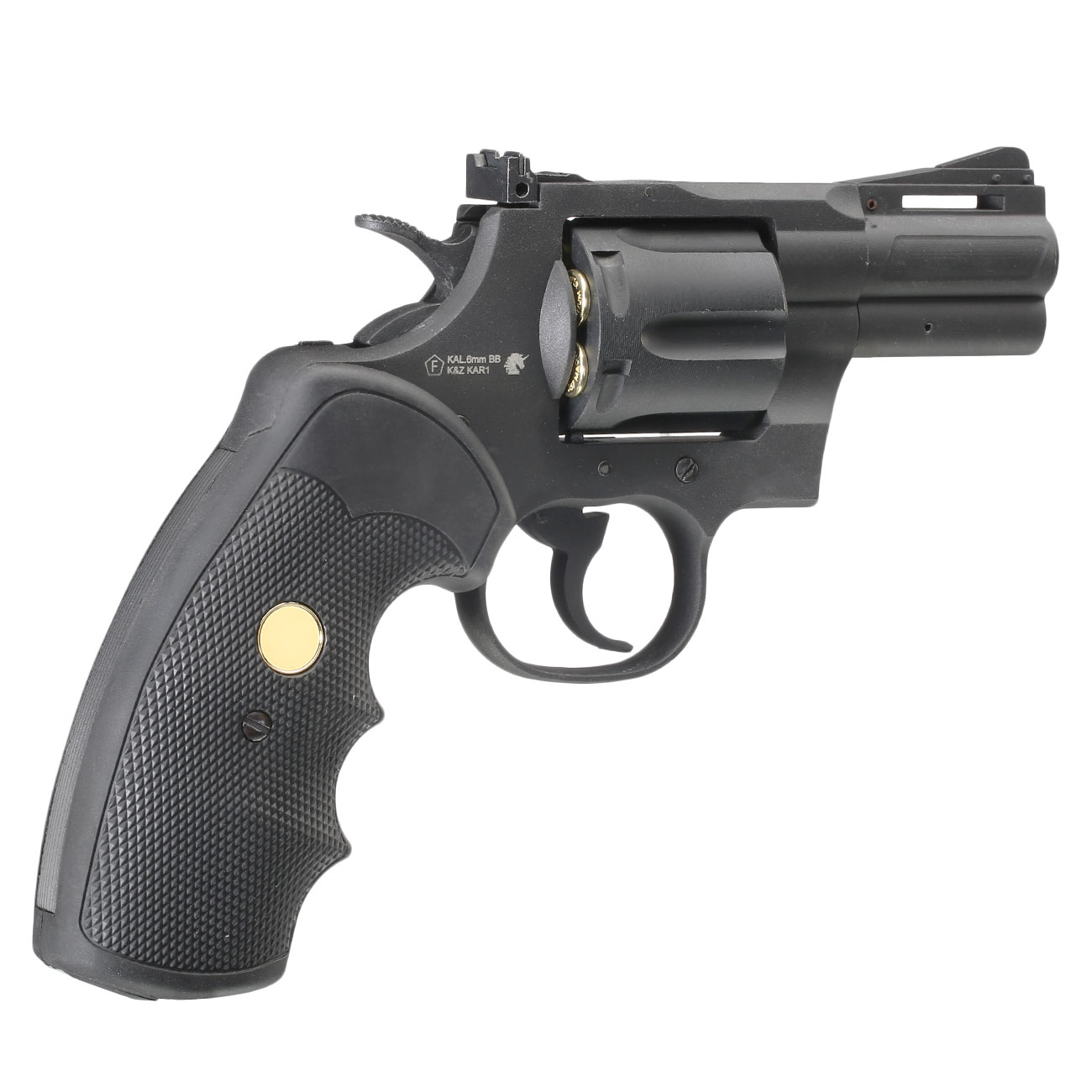 King Arms .357 Magnum Custom I 2.5 Zoll Revolver Vollmetall CO2 6mm BB schwarz Bild 4