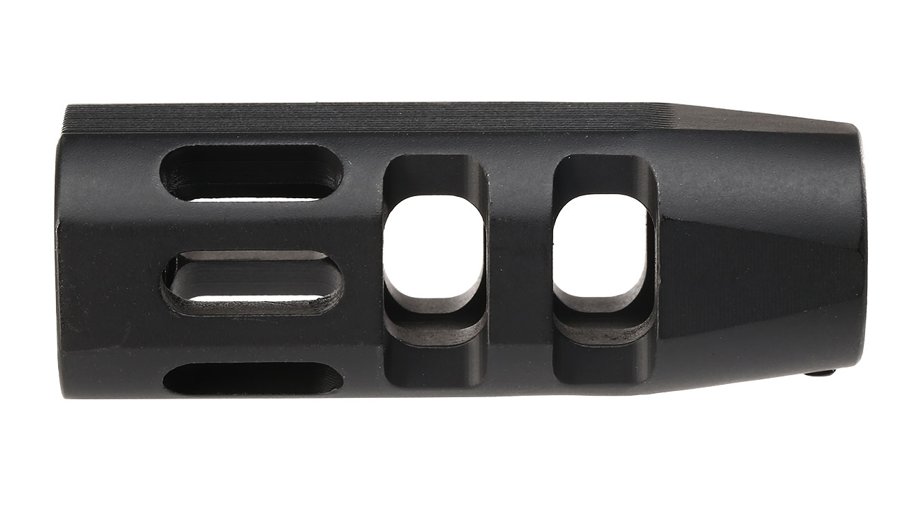 APS Evo Tech 1.1 Aluminium Flash-Hider schwarz 14mm- Bild 2