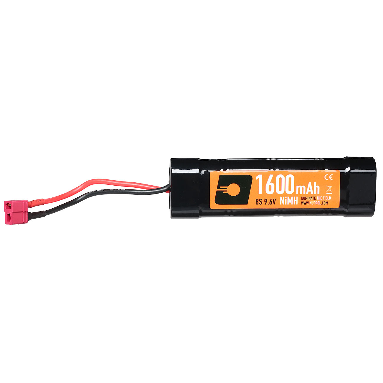 Nuprol Akku 9.6V 1600mAh NiMH Small-Type mit Deans Anschluss Bild 1