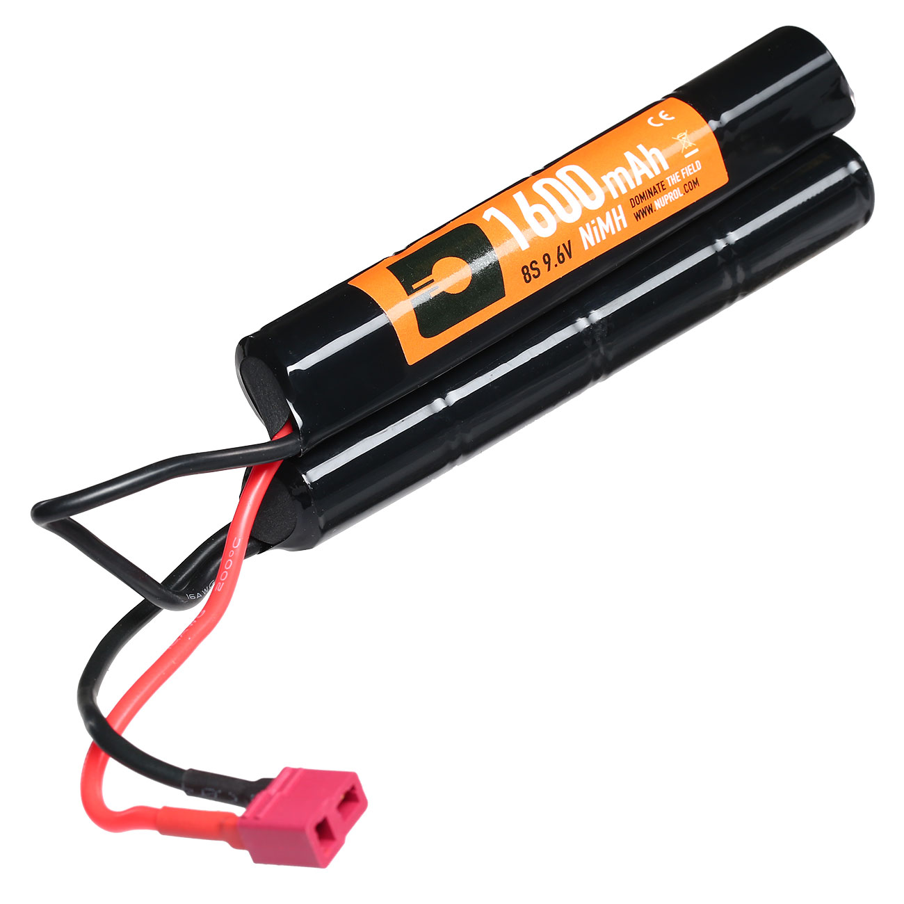 Nuprol Akku 9.6V 1600mAh NiMH Nunchuck-Type mit Deans Anschluss Bild 2