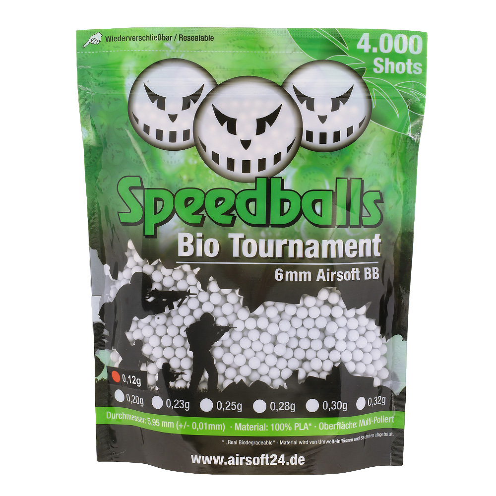 Speedballs Bio Tournament BBs 0.12g 4.000er Beutel elfenbein
