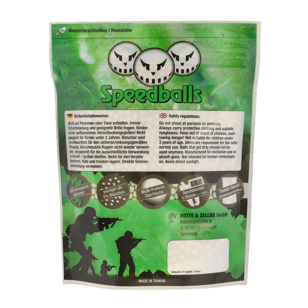 Speedballs Bio Tournament BBs 0.12g 4.000er Beutel elfenbein Bild 1