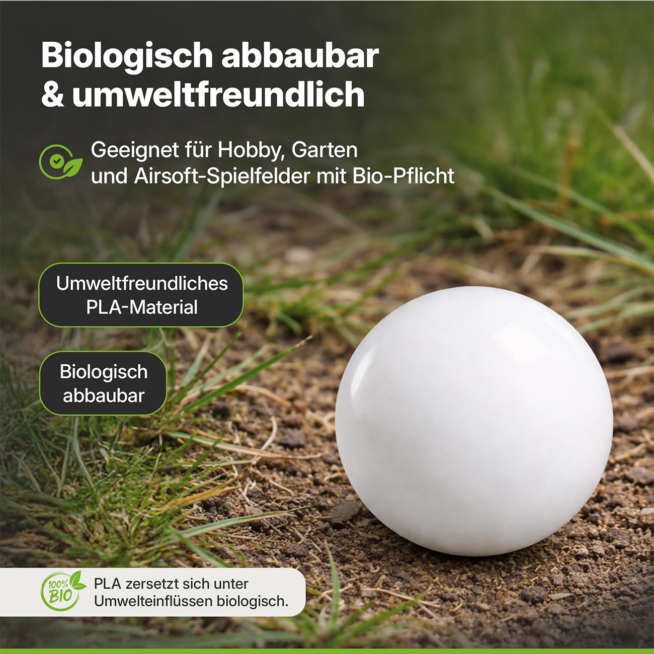 Speedballs Bio Tournament BBs 0.12g 4.000er Beutel elfenbein Bild 4