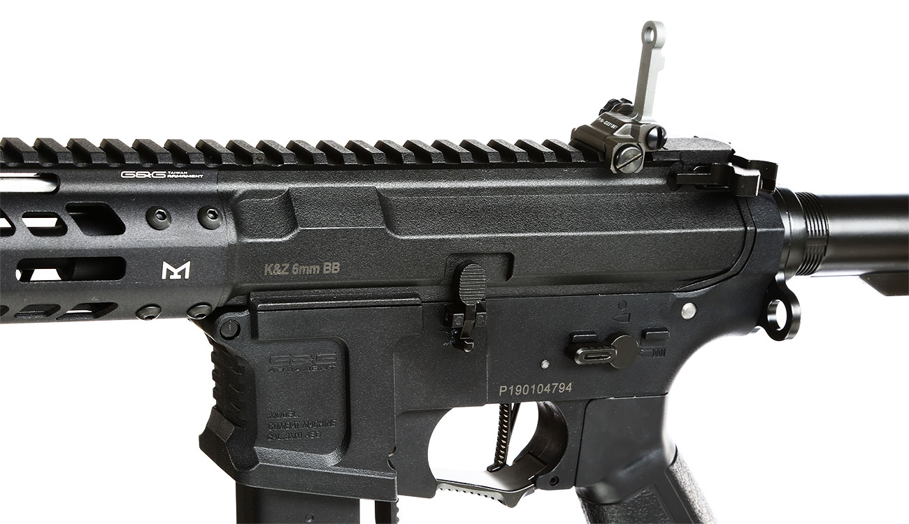 G&G PCC9 Polymergehuse ETU-Mosfet AEG 6mm BB schwarz Bild 7