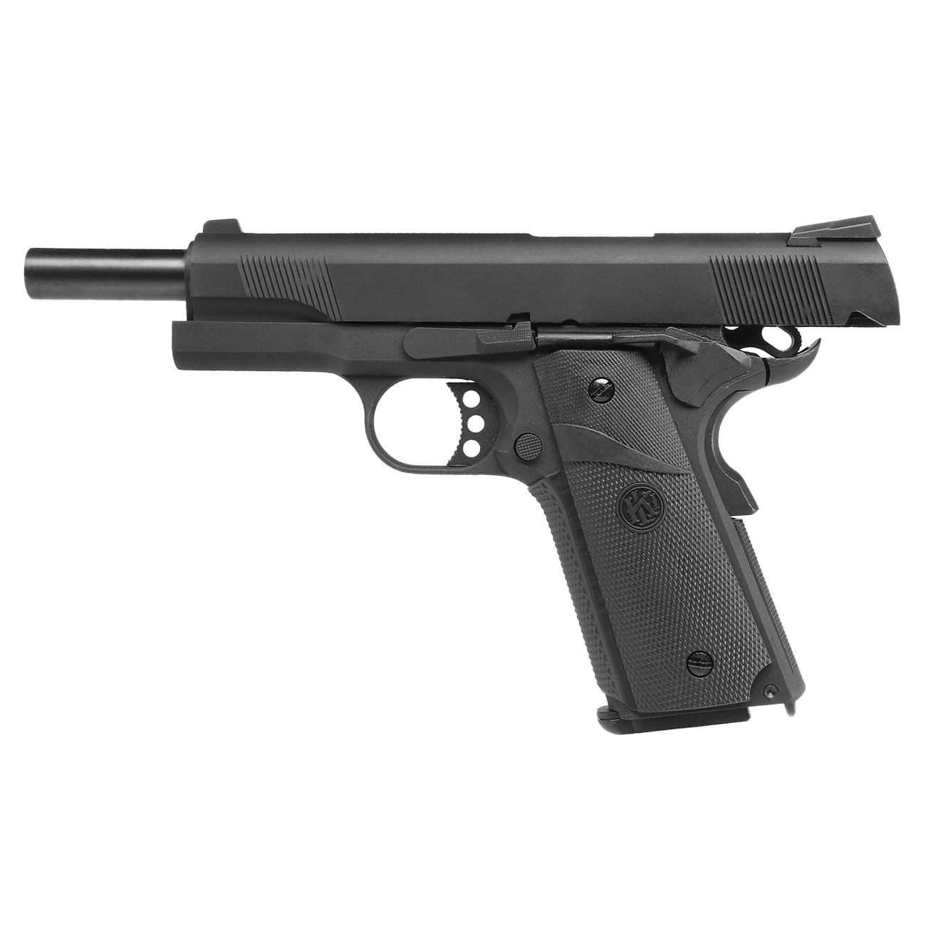 KLI M1911 MEU Vollmetall GBB 6mm BB schwarz Bild 2