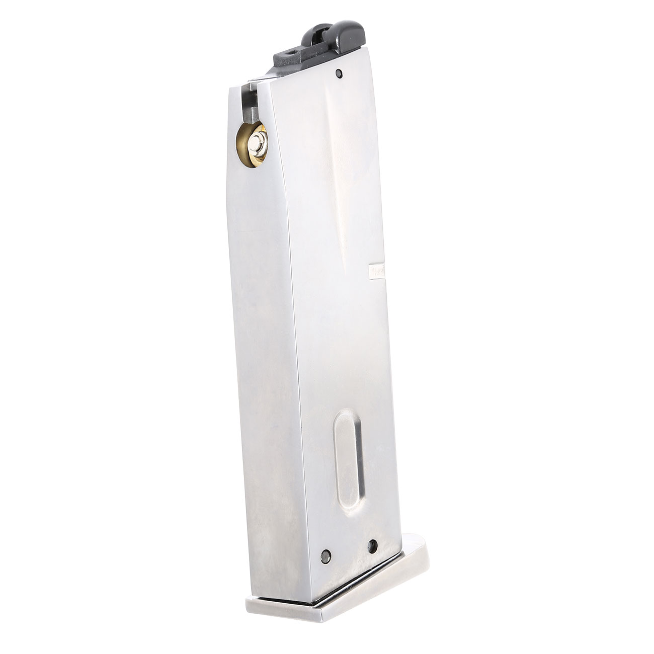 Wei-ETech M9 / M92 GBB Magazin 25 Schuss (Softairgas-Version) Chrome-Finish Bild 1