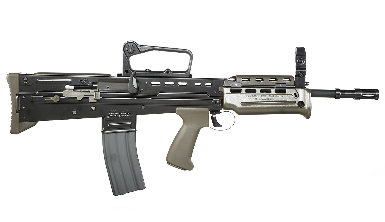 G&G L85 Carbine ETU-Mosfet BlowBack Vollmetall S-AEG 6mm BB oliv / schwarz Bild 2