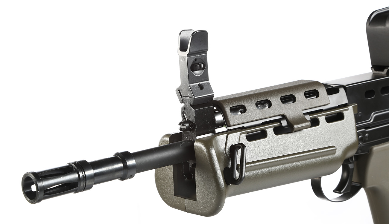 G&G L85 Carbine ETU-Mosfet BlowBack Vollmetall S-AEG 6mm BB oliv / schwarz Bild 5