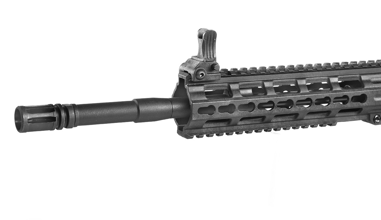 Tippmann M4 Commando 14.5 Carbine KeyMod Polymer S-AEG 6mm BB schwarz Bild 1