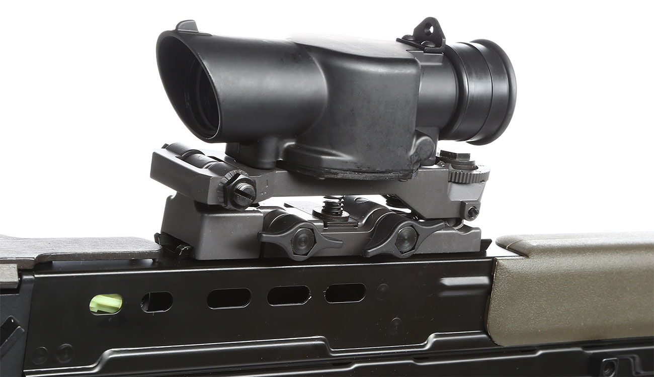 G&G L85 AFV ETU-Mosfet BlowBack Vollmetall S-AEG 6mm BB oliv / schwarz Bild 6