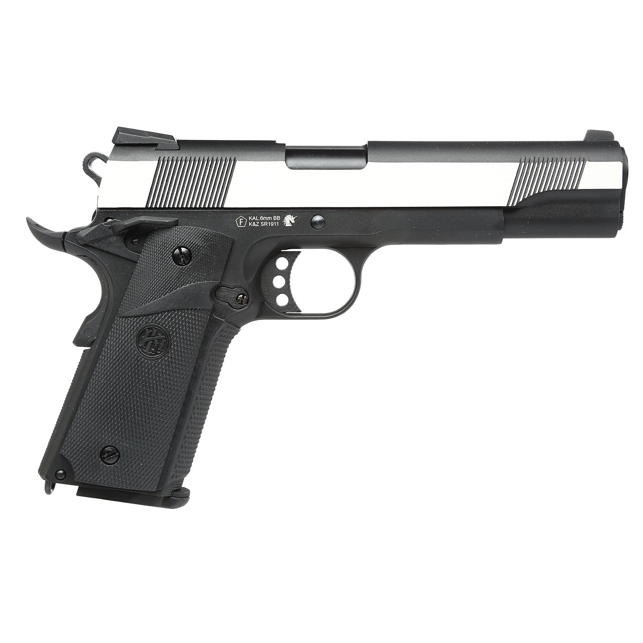 KLI M1911 MEU Vollmetall GBB 6mm BB Dual Tone Bild 3