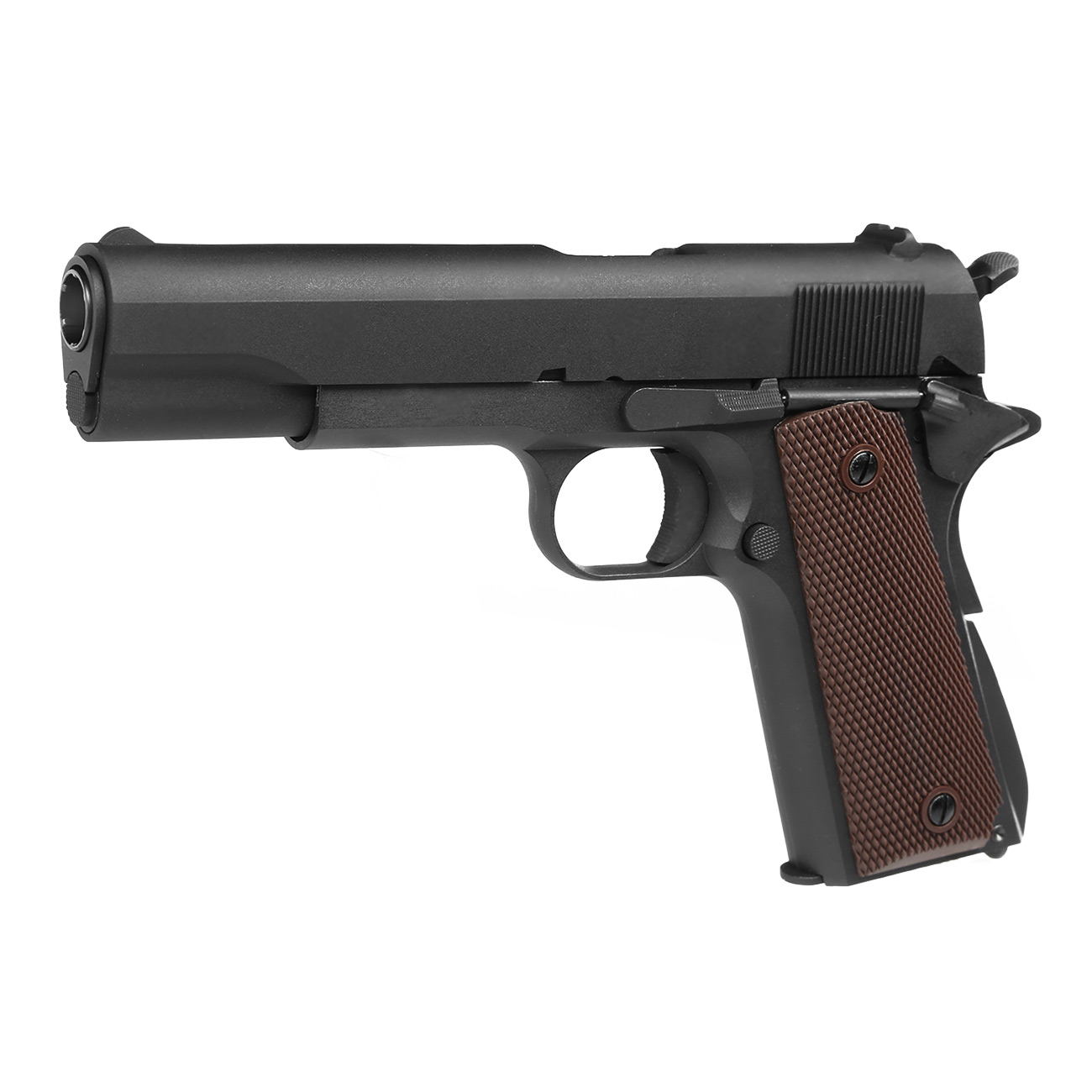 KLI M1911A1 mit Metallschlitten GBB 6mm BB schwarz