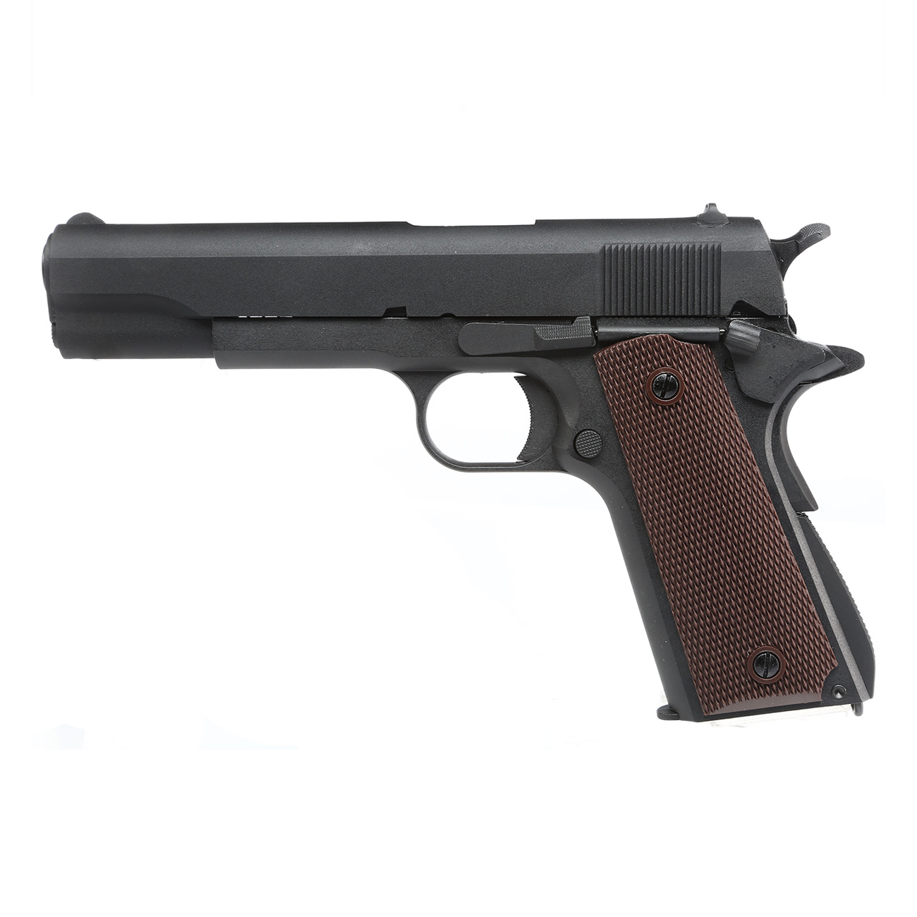 KLI M1911A1 mit Metallschlitten GBB 6mm BB schwarz Bild 1