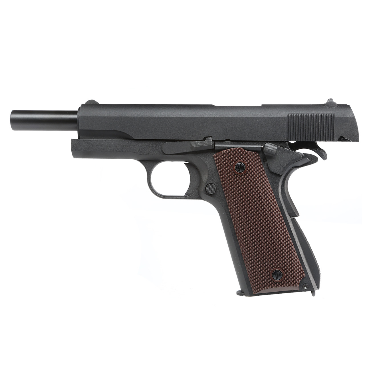 KLI M1911A1 mit Metallschlitten GBB 6mm BB schwarz Bild 2