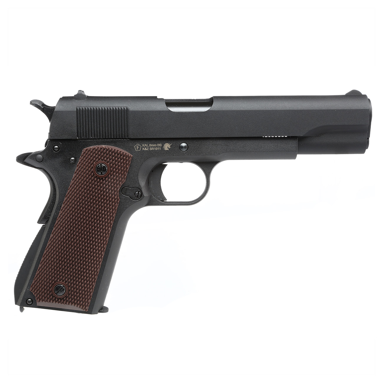 KLI M1911A1 mit Metallschlitten GBB 6mm BB schwarz Bild 3