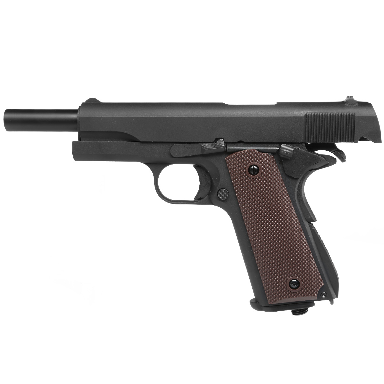 KLI M1911-A1 Vollmetall CO2 BlowBack 6mm BB schwarz Bild 2