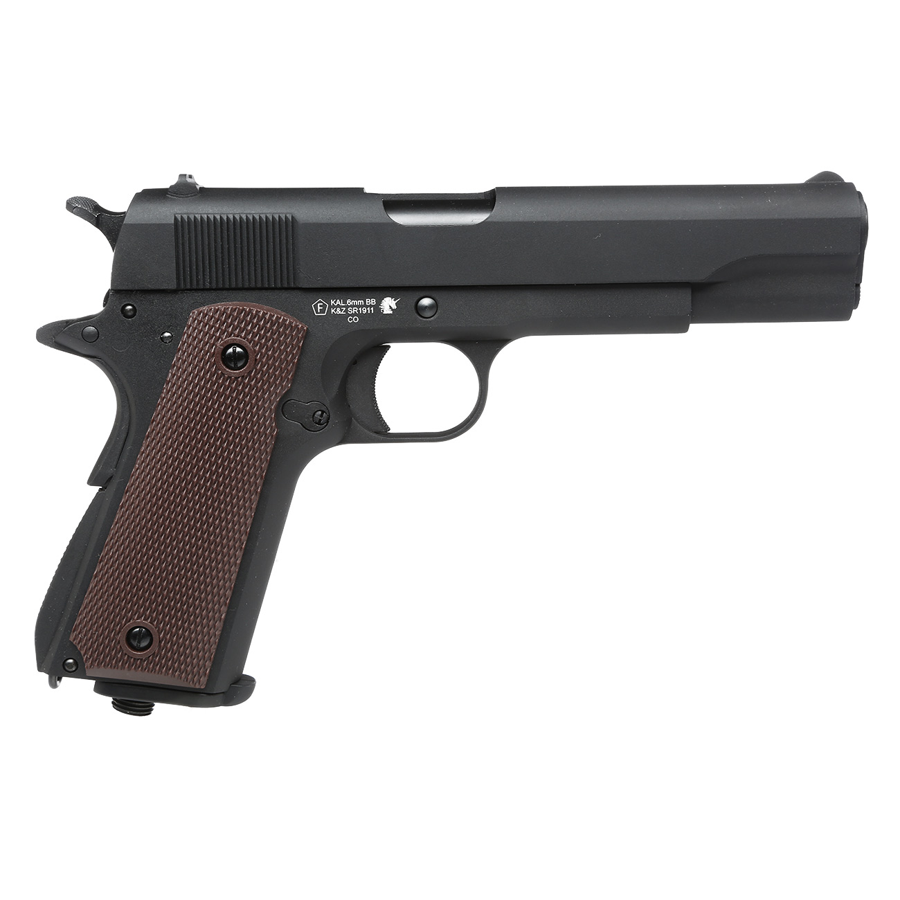 KLI M1911-A1 Vollmetall CO2 BlowBack 6mm BB schwarz Bild 3