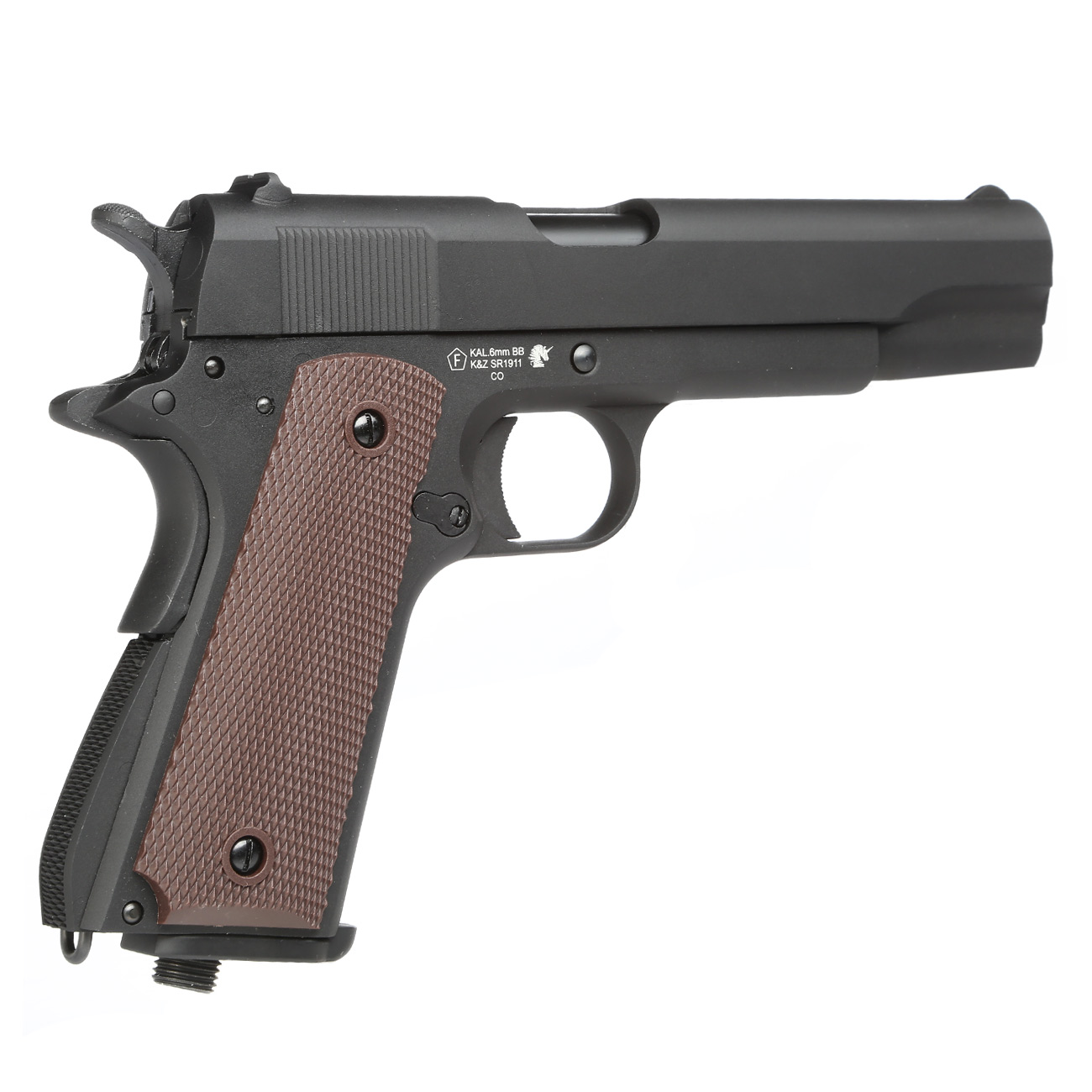 KLI M1911-A1 Vollmetall CO2 BlowBack 6mm BB schwarz Bild 4