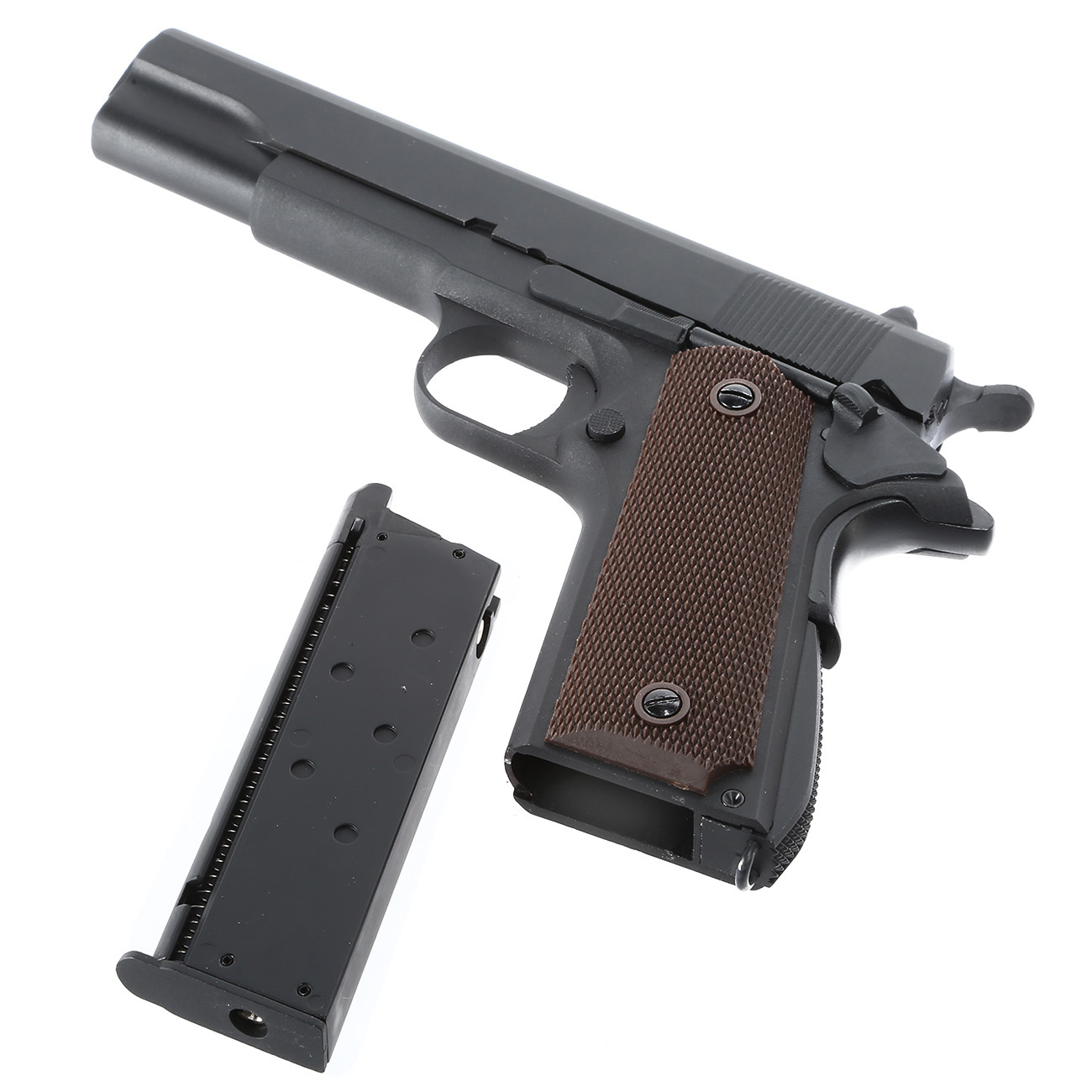 KLI M1911A1 Vollmetall GBB 6mm BB schwarz Bild 6