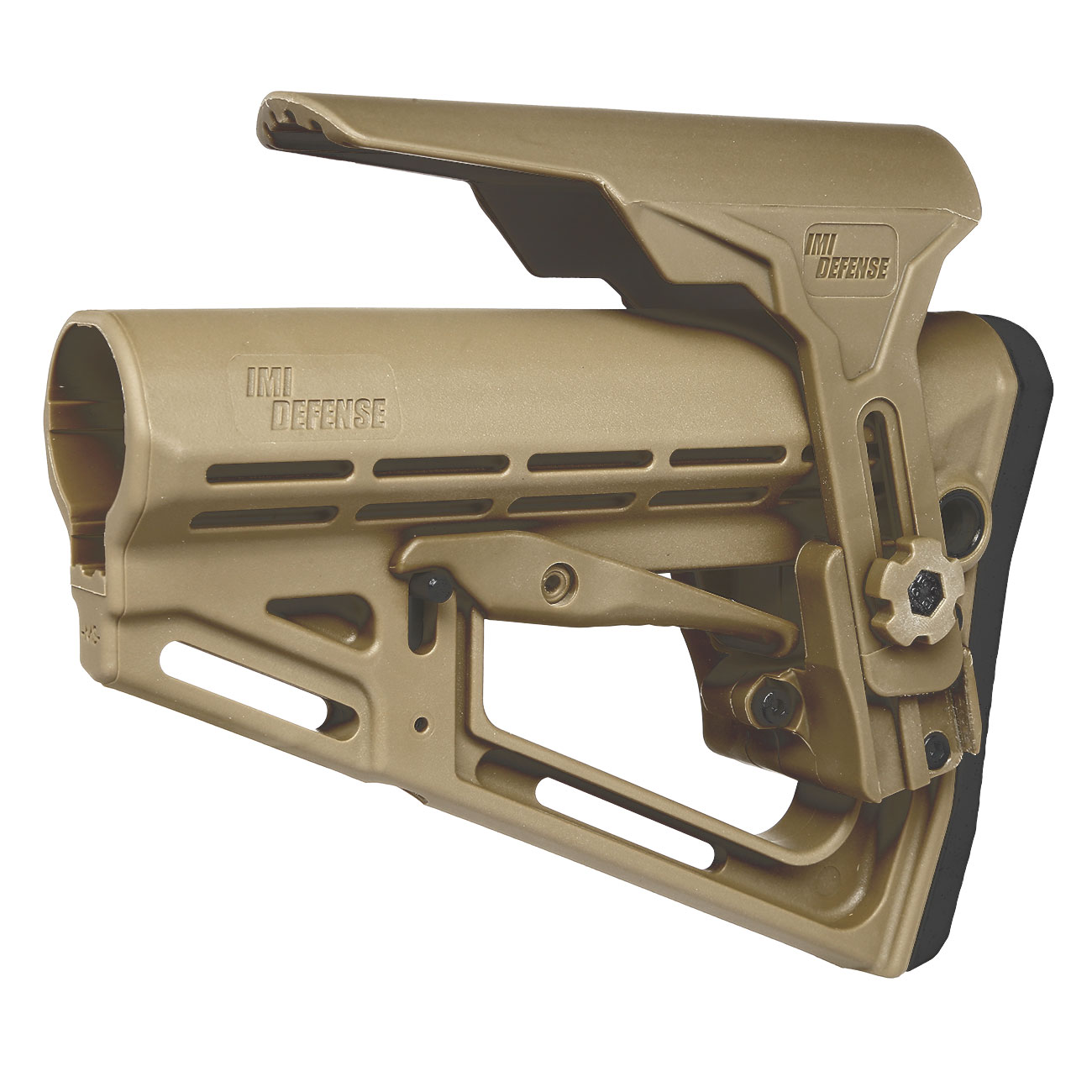 IMI Defense TS-1 Tactical Schaft mit verstellb. Wangenauflage Tan