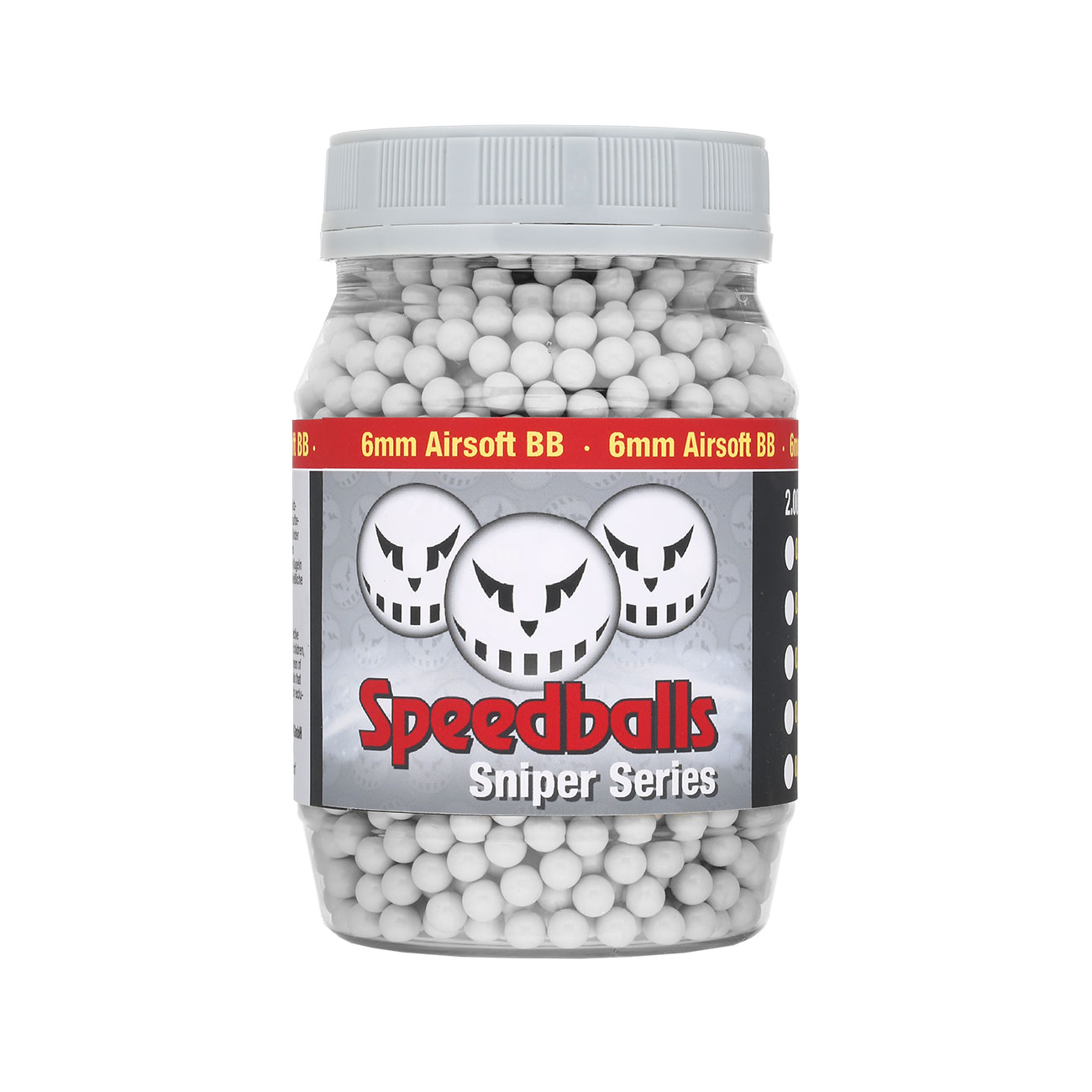 Speedballs Sniper Series BBs 0.32g 2.000er Container Airsoftkugeln wei