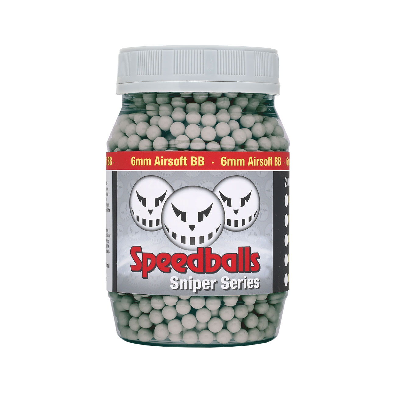 Speedballs Sniper Series BBs 0.45g 2.000er Container Airsoftkugeln elfenbein