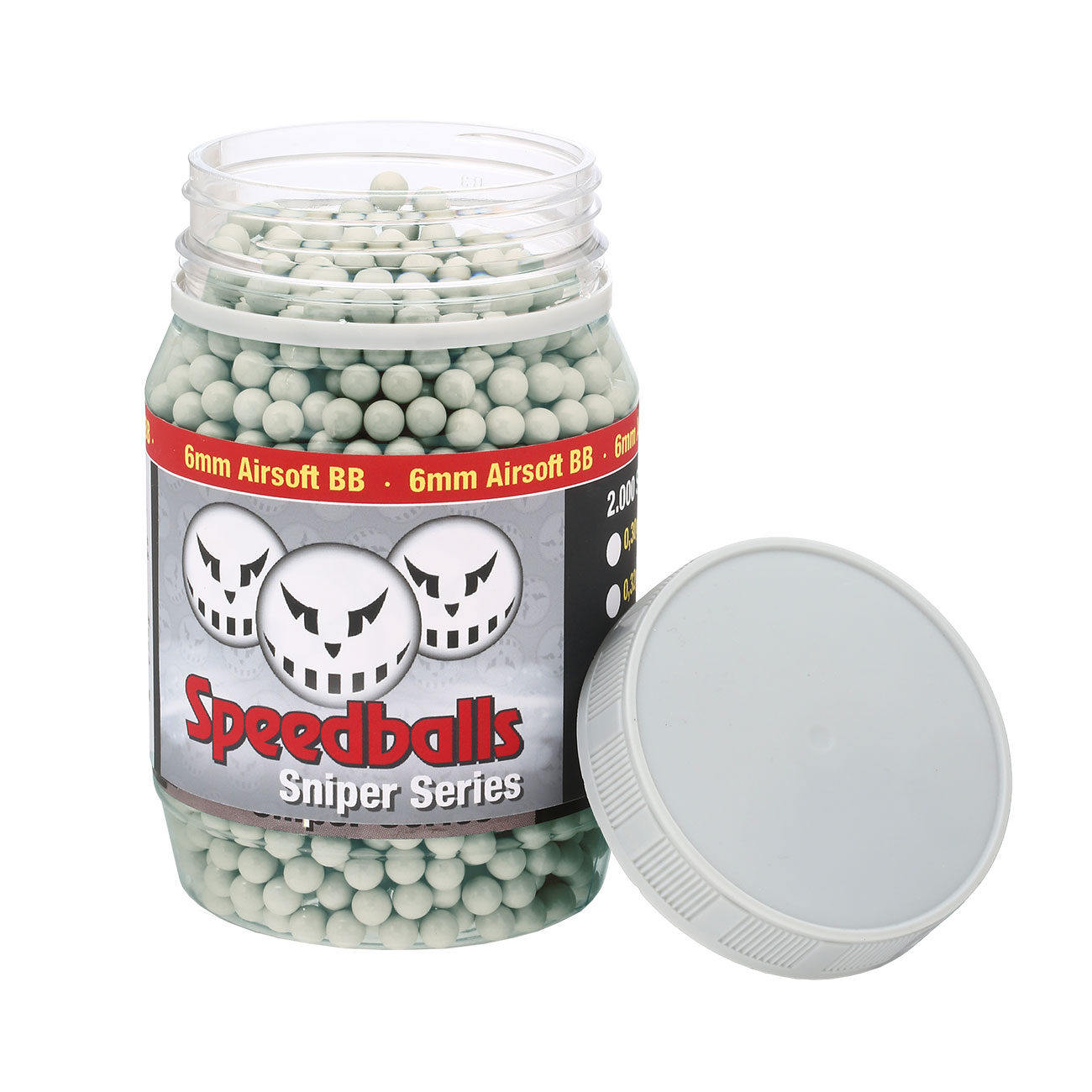 Speedballs Sniper Series BBs 0.45g 2.000er Container Airsoftkugeln elfenbein Bild 2