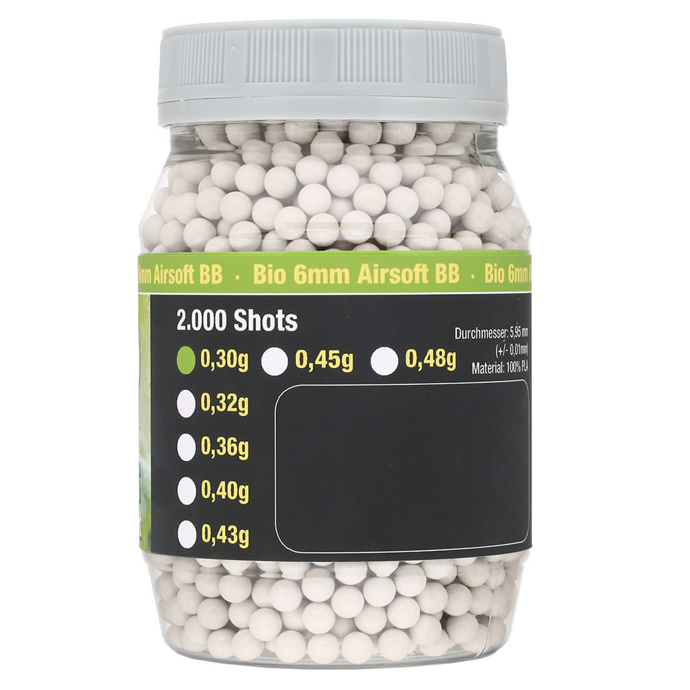 Speedballs Bio Tournament BBs 0.30g 2.000er Container weiss Bild 1